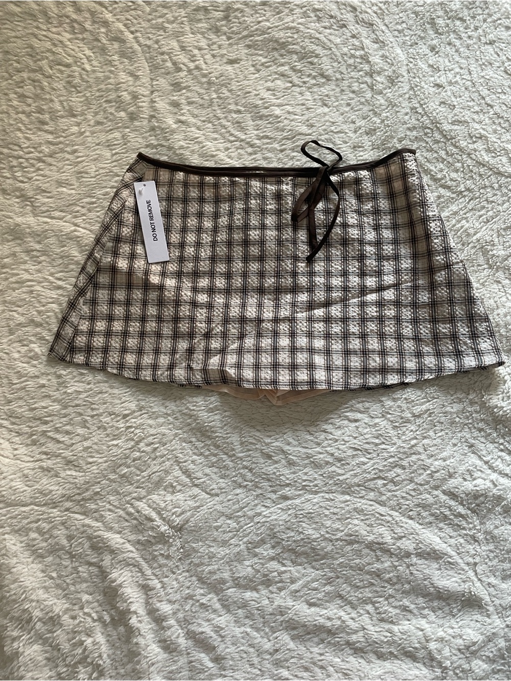 Princess Polly Korren Low Rise Skort Plaid - Picture 5 of 7